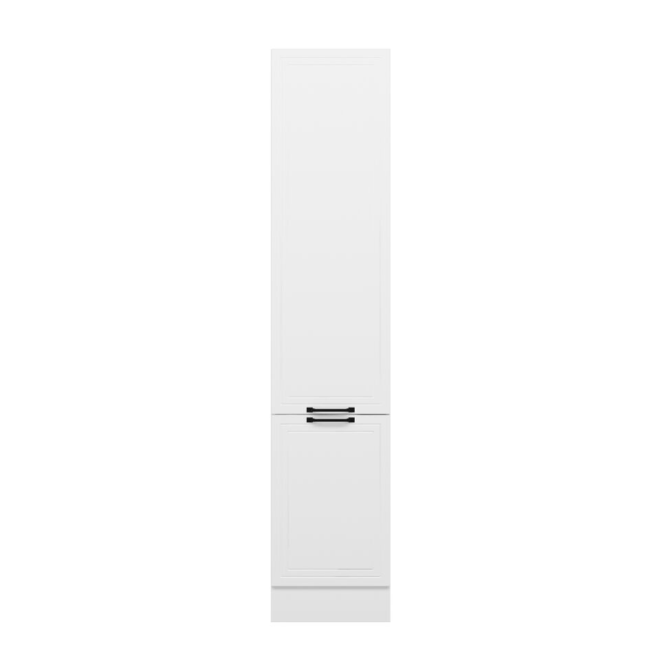 Alvinka Mutfak Modül Mbr_A 50-H240Cm Boy Dolabı Beyaz Beyaz Mdf