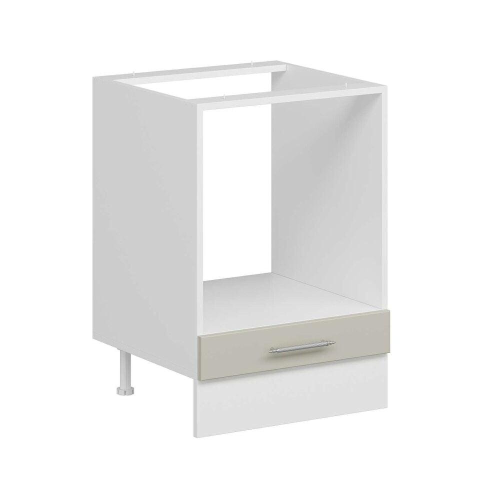 Alvinka Mutfak Modül Mbr_C Alt 1K 60Cm Ank Dolap Beyaz Kumtaşı