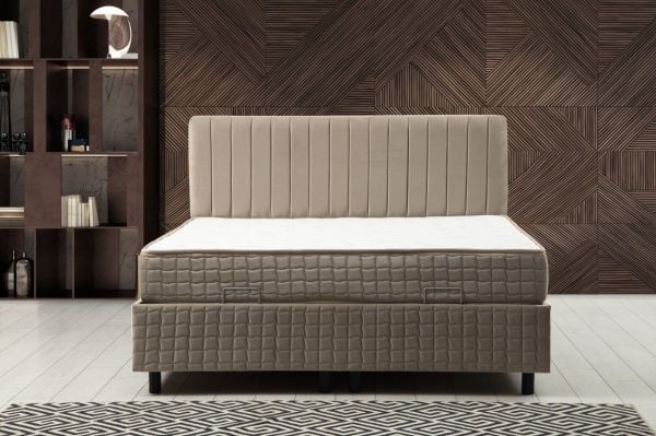 Safir Baza Başlık Pedsiz Yatak Seti 140x200