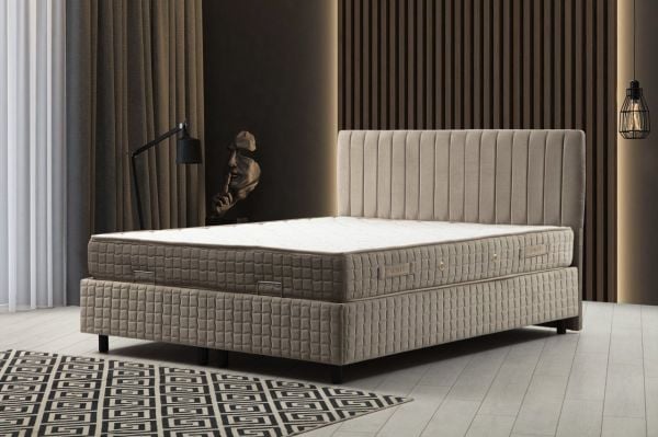 Safir Baza Başlık Pedsiz Yatak Seti 150x200