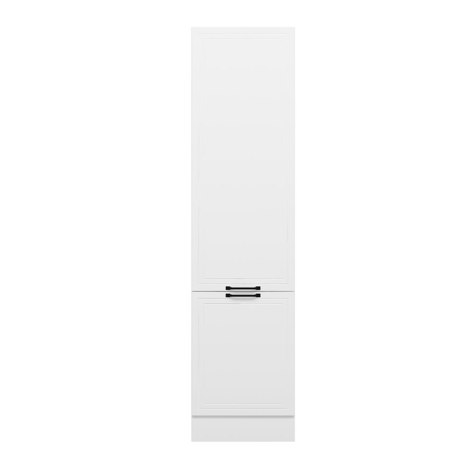 Alvinka Mutfak Modül Mbr_A 60-H240Cm Boy Dolabı Beyaz Beyaz Mdf