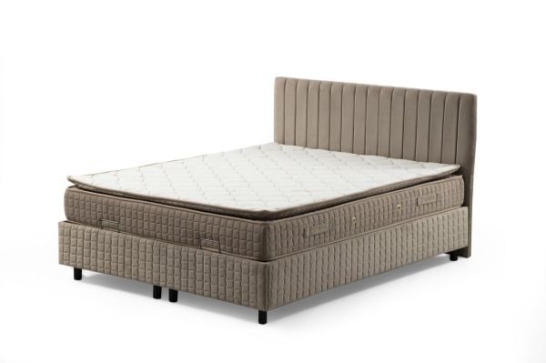 Safir Baza Başlık Pedli Yatak Seti 140x200