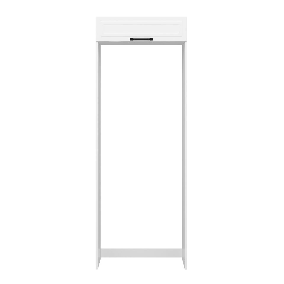Alvinka Mutfak Modül Mbr_A 80-H222Cm Buz Dolabı Beyaz Beyaz Suntalam