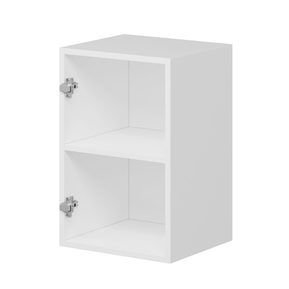 Alvinka Mutfak Modül Mbr_A Üst 1Dk1R 40-H60Cm Dolap Beyaz Beyaz Mdf