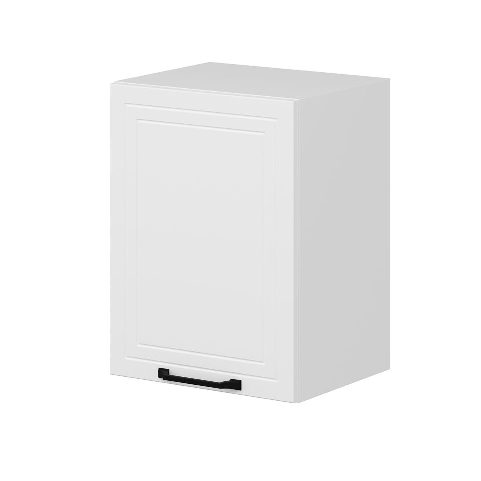 Alvinka Mutfak Modül Mbr_A Üst 1Dk1R 45-H60Cm Dolap Beyaz Beyaz Mdf