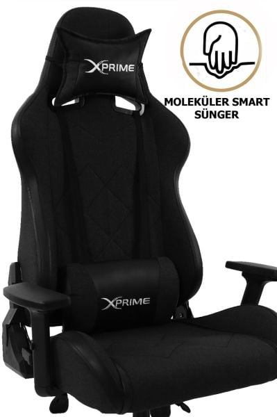 XPrime Titan Kumaş Oyuncu Koltuğu Siyah