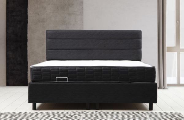 Motya Baza Başlık Yatak Seti - Antrasit 150x200