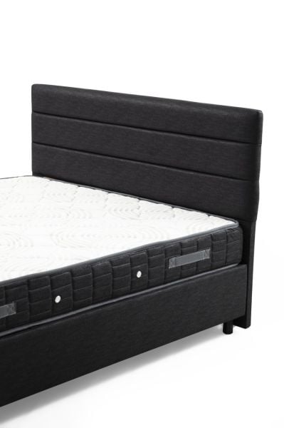 Motya Baza Başlık Yatak Seti - Antrasit 150x200
