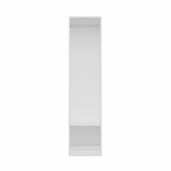 Minar Kale 1 Kapaklı Dolap Beyaz - Dore Plus