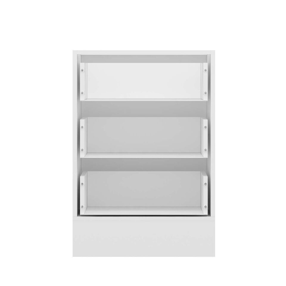 Alvinka Mutfak Modül Mbr_C Alt 3Ç 60Cm Dolap Beyaz Antrasit