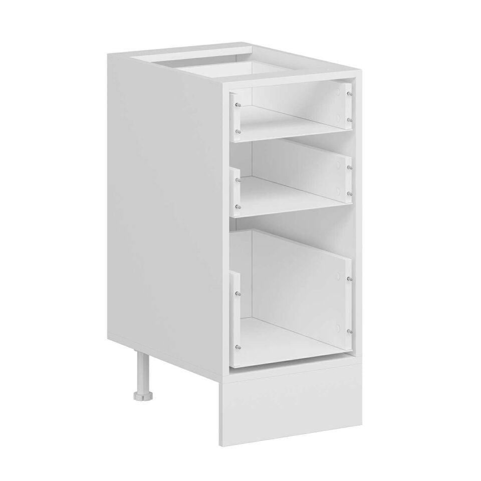 Alvinka Mutfak Modül Mbr_C Alt 3Ç1B2K 40Cm Dolap Beyaz Antrasit