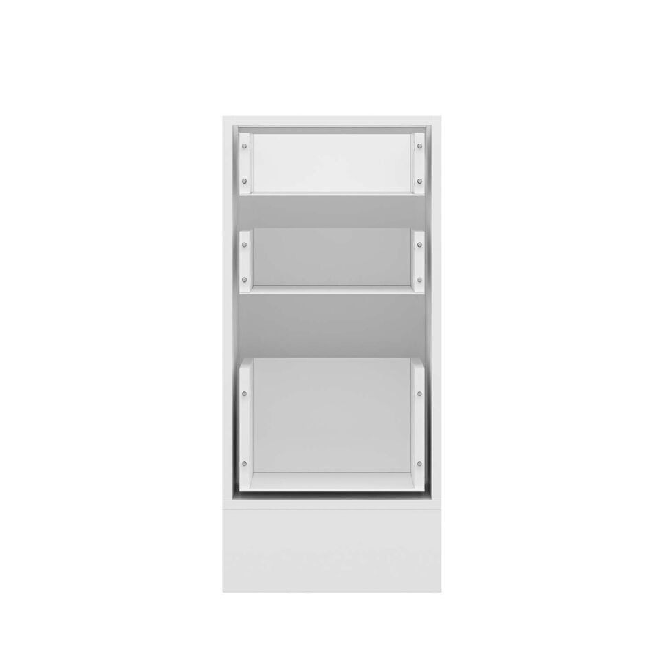 Alvinka Mutfak Modül Mbr_C Alt 3Ç1B2K  40Cm Dolap Beyaz Beyaz