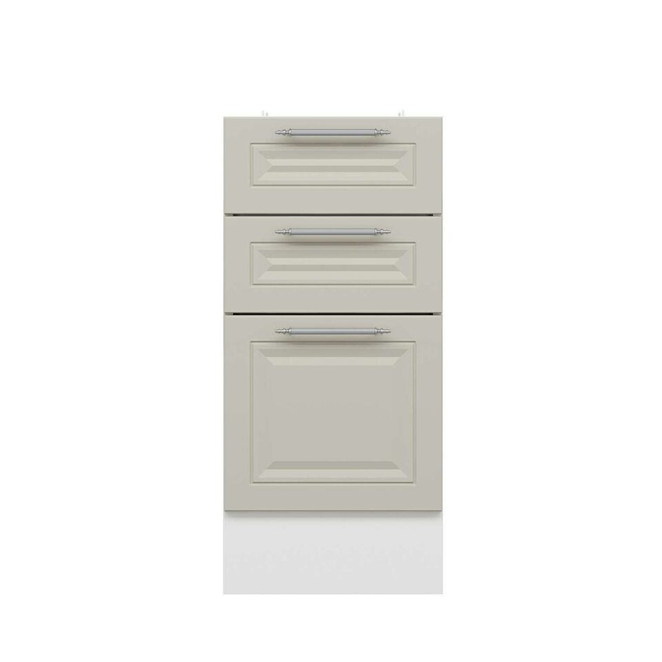 Alvinka Mutfak Modül Mbr_C Alt 3Ç1B2K 40Cm Dolap Beyaz Kumtaşı