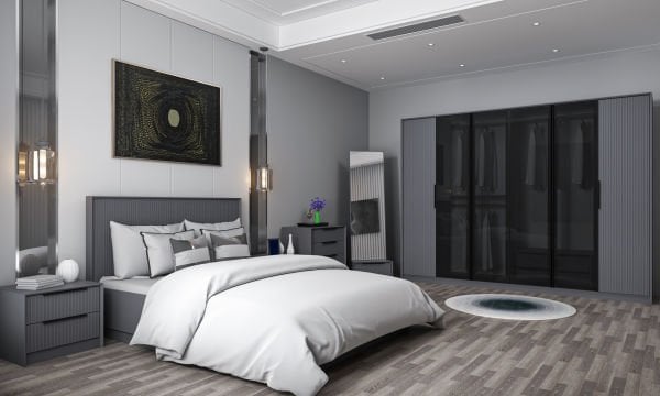 Kale Luxe Yatak Odası Takımı - Antrasit