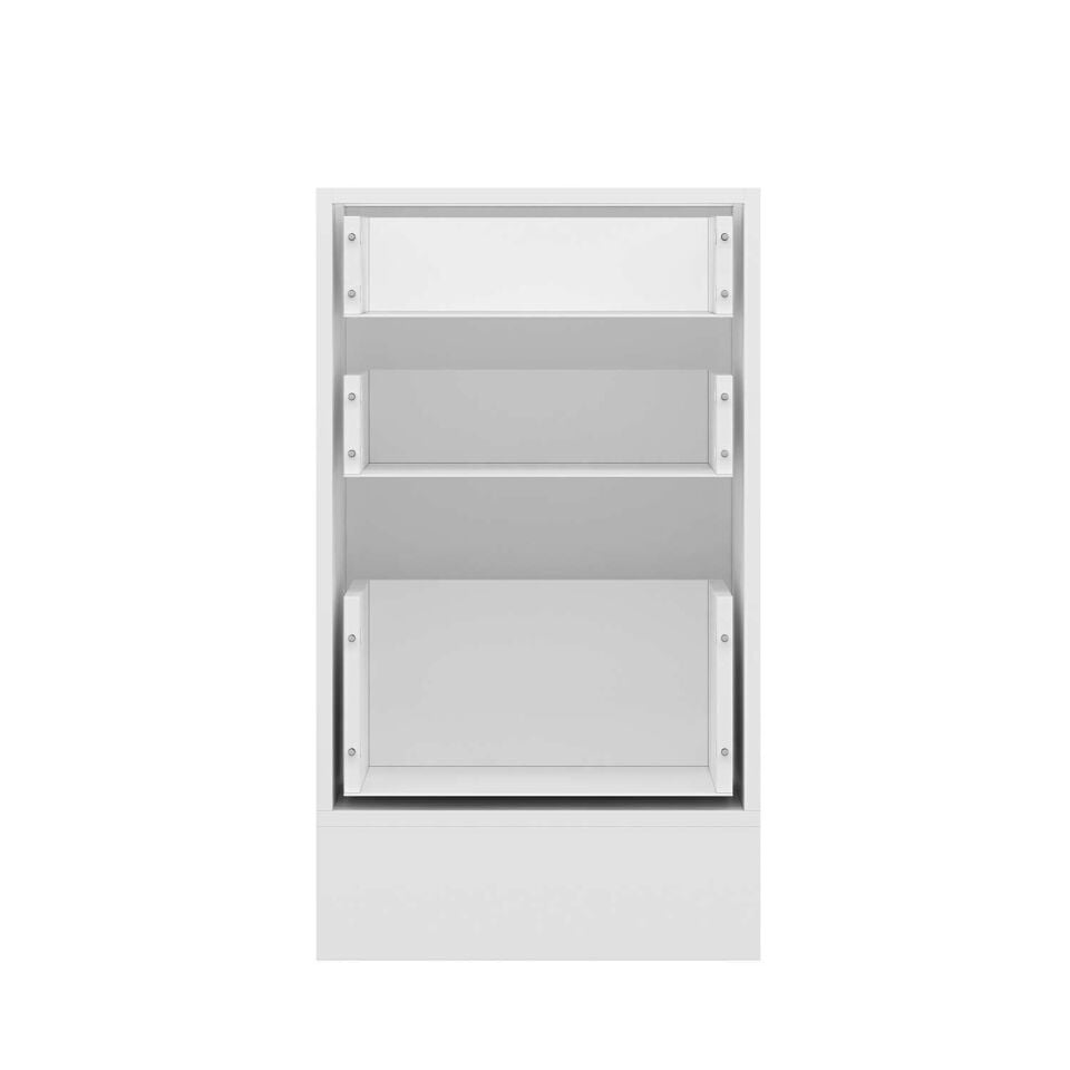 Alvinka Mutfak Modül Mbr_C Alt 3Ç1B2K 50Cm Dolap Beyaz Antrasit