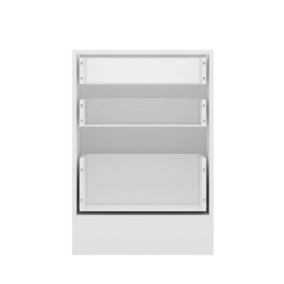 Alvinka Mutfak Modül Mbr_C Alt 3Ç1B2K 60Cm Dolap Beyaz Beyaz