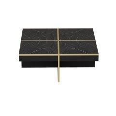 Diamond Mermer Desenli Orta Sehpa / Royal Mermer