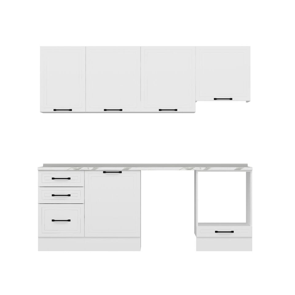 Alvinka 230X210 Cm Mbr_A Mutfak Dolabı