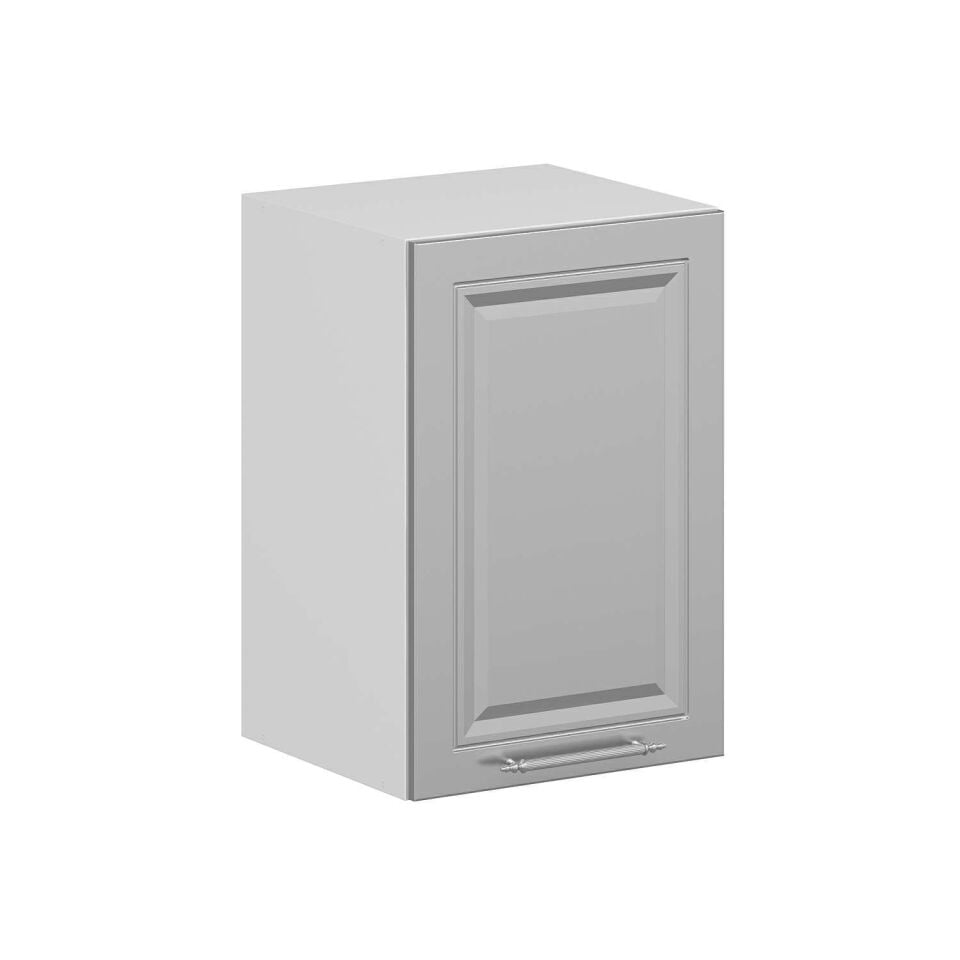 Alvinka Mutfak Modül Mbr_C Üst 1Dk1R 40-H60Cm Dolap Beyaz Antrasit