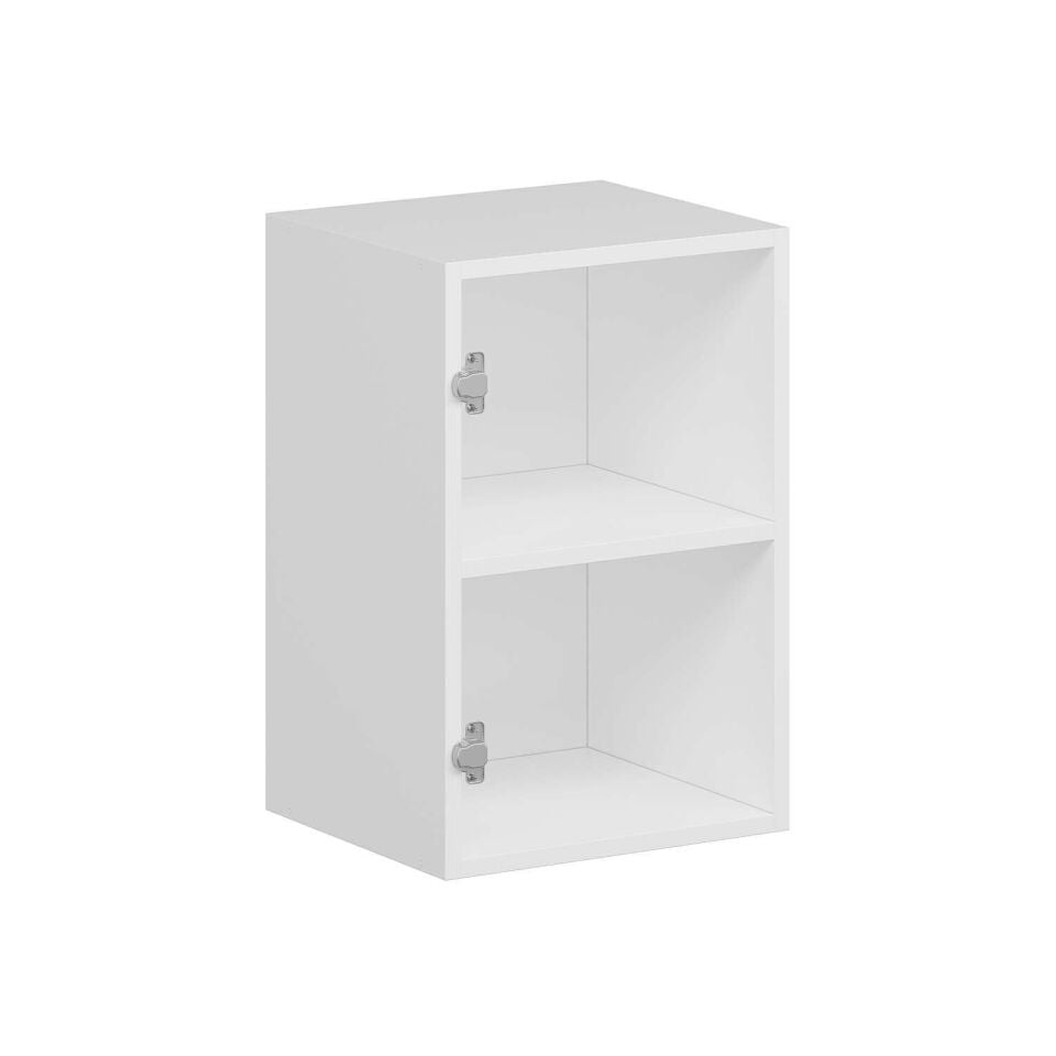 Alvinka Mutfak Modül Mbr_C Üst 1Dk1R 40-H60Cm Dolap Beyaz Beyaz