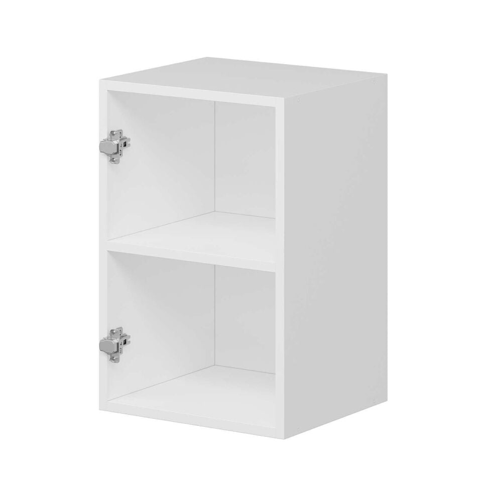 Alvinka Mutfak Modül Mbr_C Üst 1Dk1R 40-H60Cm Dolap Beyaz Beyaz