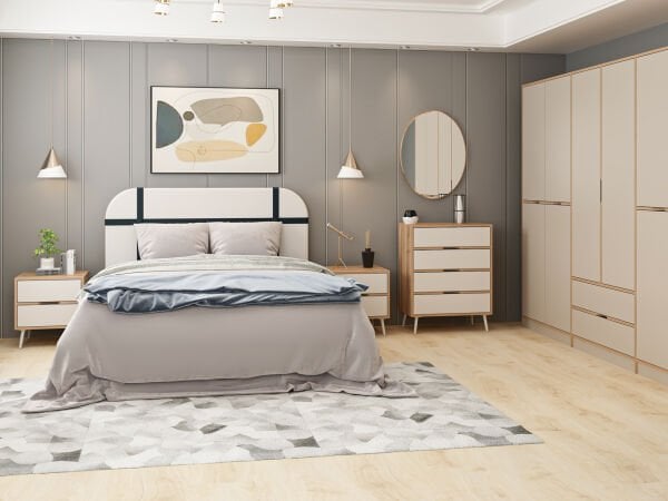 Elina Yatak Odası Takımı - Dore/Kumtaşı