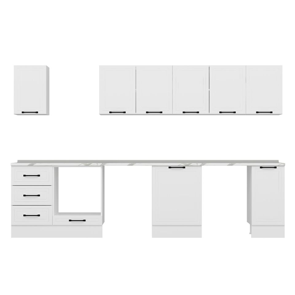 Alvinka 330X210 Cm Mbr_A Mutfak Dolabı