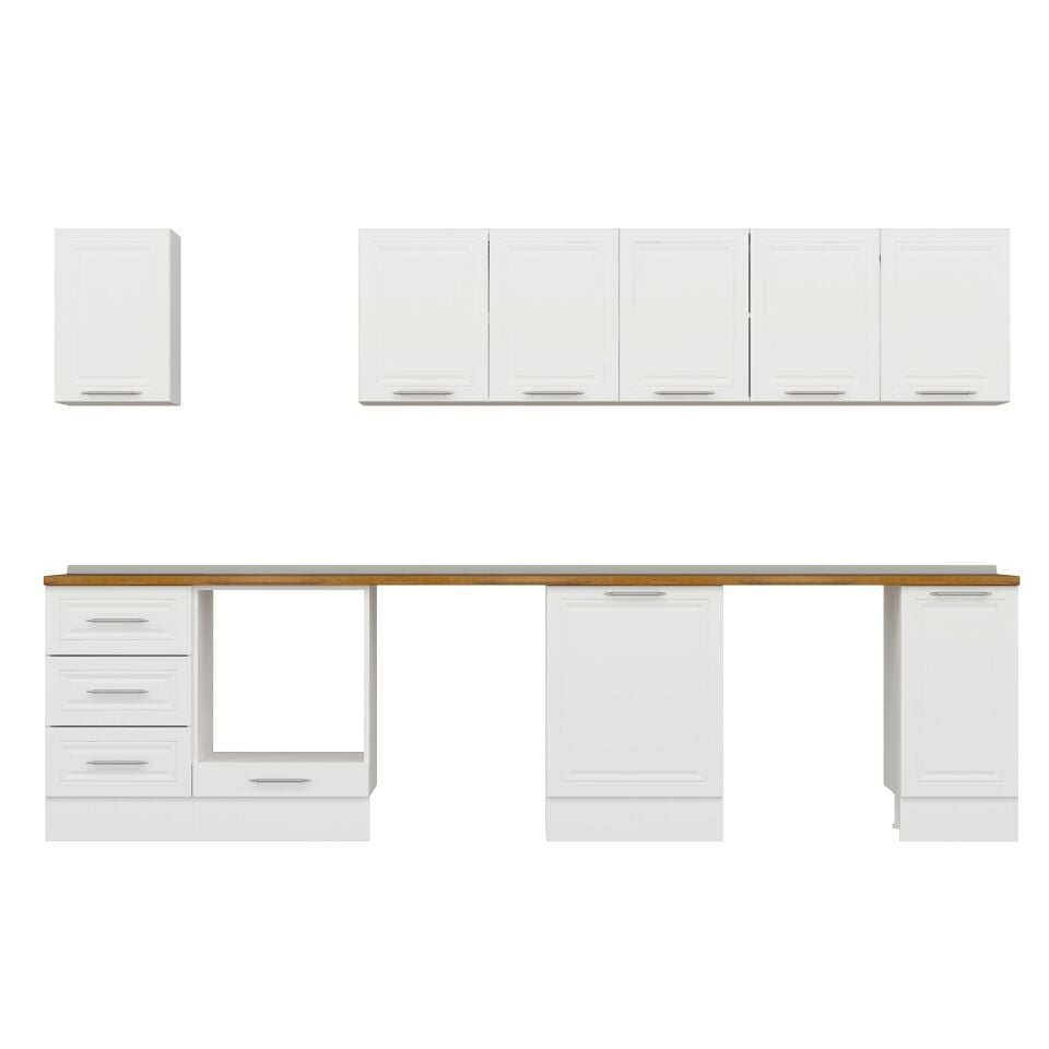 Alvinka 330X210 Cm Mbr_C Mutfak Dolabı Kumtaşı - Suntalam Gövde