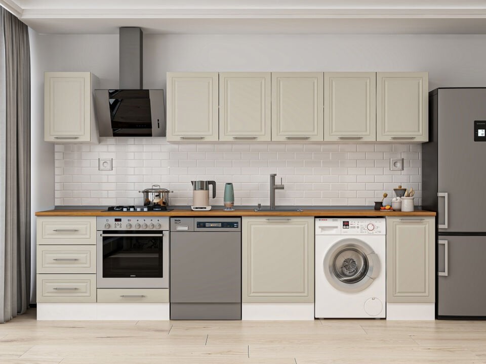 Alvinka 330X210 Cm Mbr_C Mutfak Dolabı