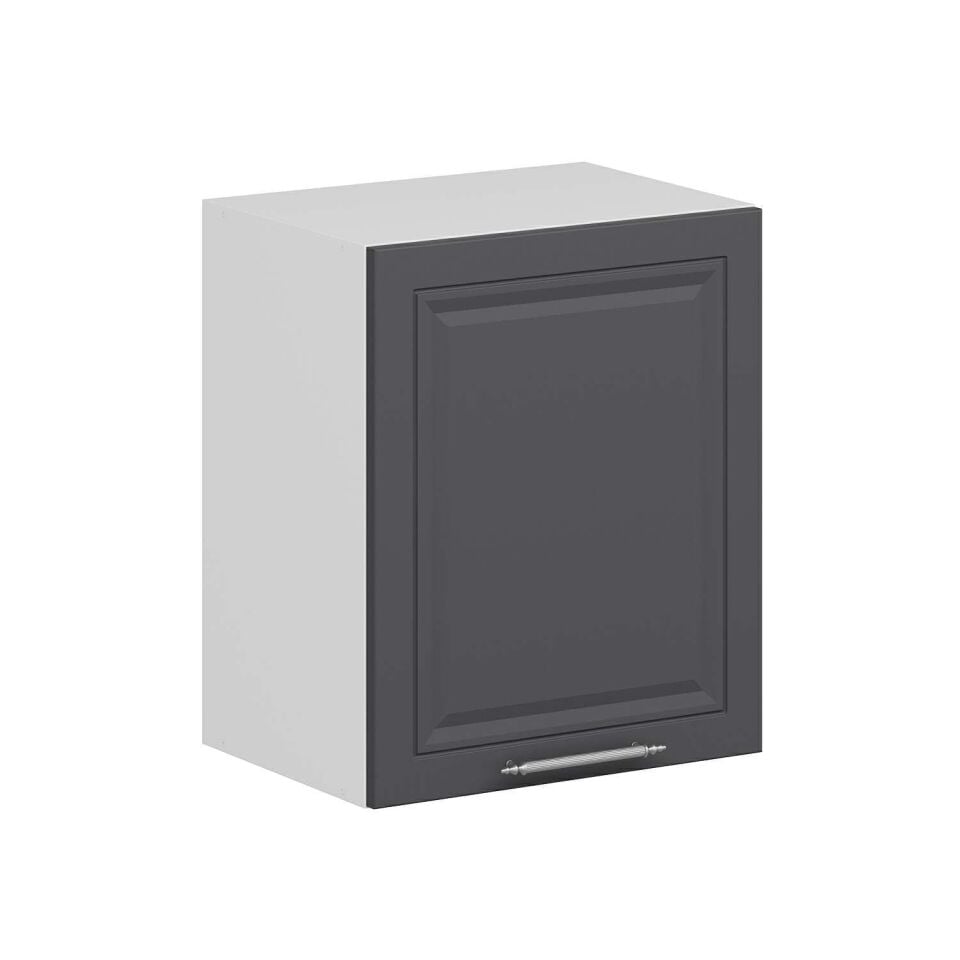 Alvinka Mutfak Modül Mbr_C Üst 1Dk1R 50-H60Cm Dolap Beyaz Antrasit