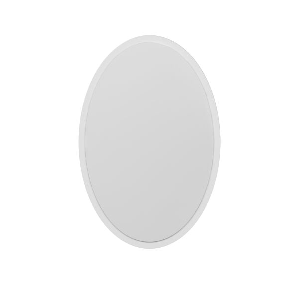Minar Elips Şifonyer Aynası - Beyaz