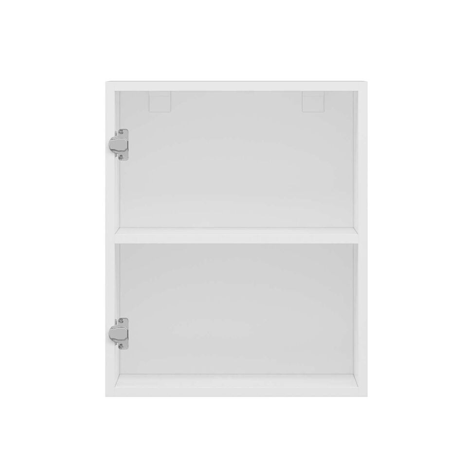 Alvinka Mutfak Modül Mbr_C Üst 1Dk1R 50-H60Cm Dolap Beyaz Kumtaşı