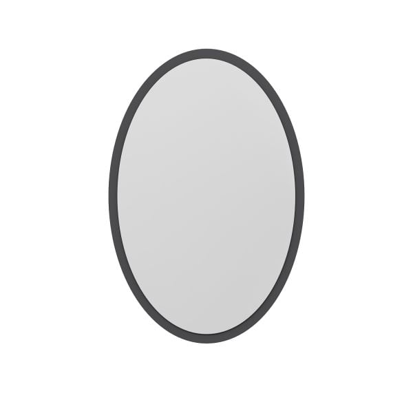 Minar Elips Şifonyer Aynası - Antrasit