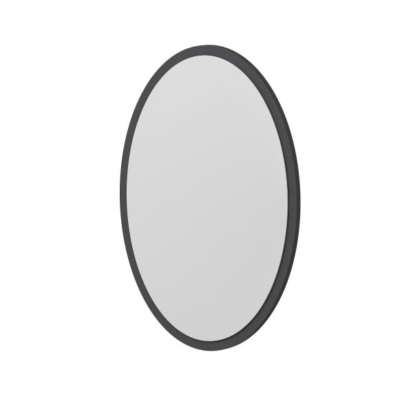 Minar Elips Şifonyer Aynası - Antrasit