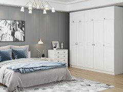 Kale Yatak Odası Set 75 Beyaz Mebran