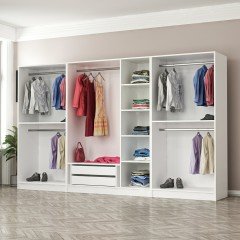 Kale 7 Kapaklı 2Ç Dolap - Pera Ceviz