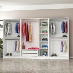 Kale 7 Kapaklı 2Ç Dolap - Pera Ceviz