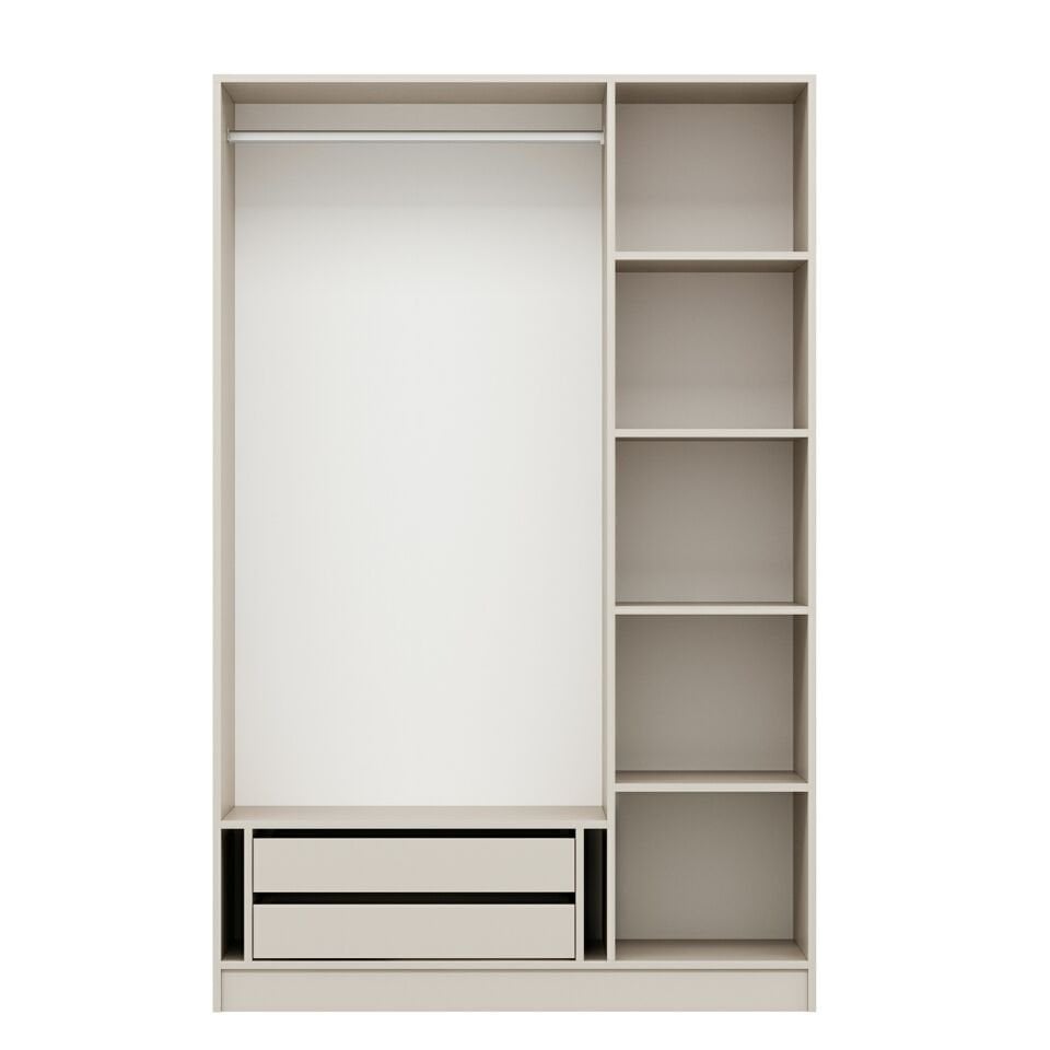 Kale Plus 3 Mebran Kapaklı 2 Çekmeceli Dolap Kumtaşı Mebran