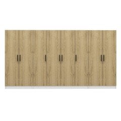 Kale 8 Kapaklı 4Ç Dolap - Pera Ceviz 210CM