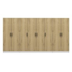 Kale 8 Kapaklı 4Ç Dolap - Pera Ceviz