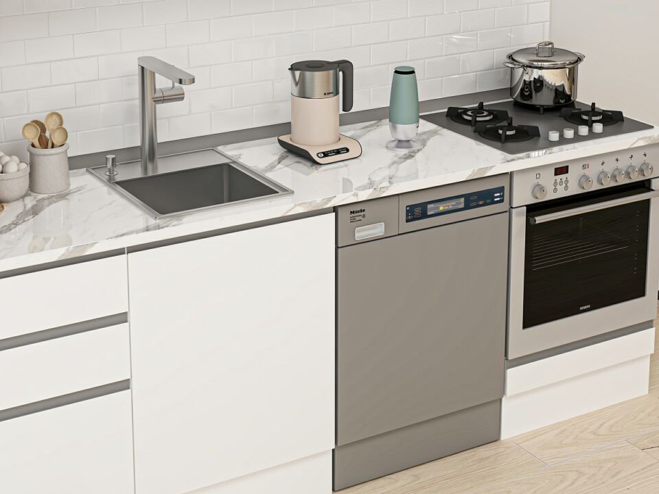 Alvinka 230X210 Cm Hg_J Mutfak Dolabı Beyaz - Mdf
