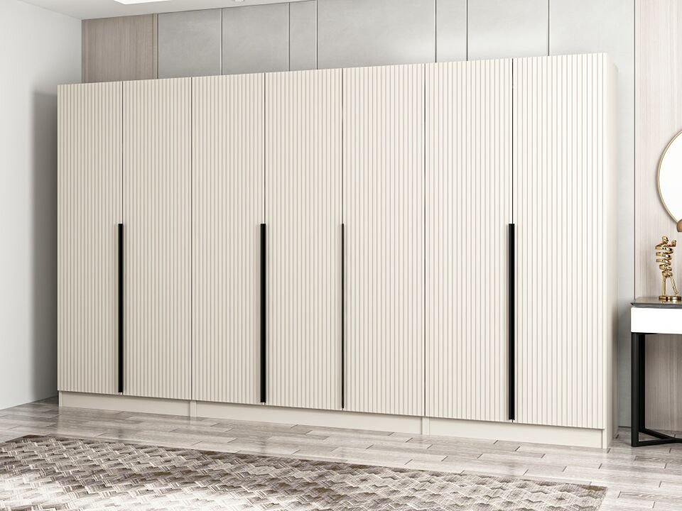 Kale Plus 7 Mebran Kapaklı 2 Çekmeceli Dolap Kumtaşı Mebran