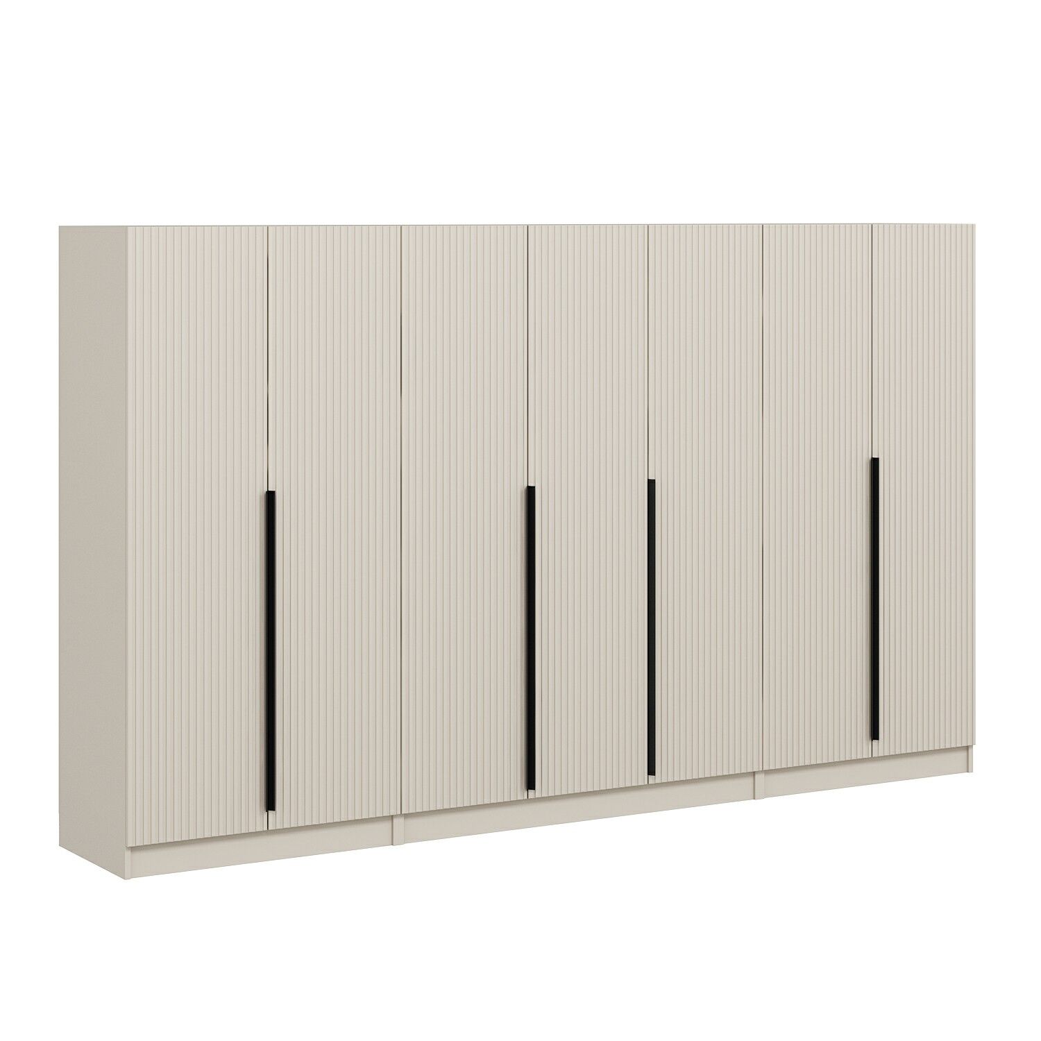 Kale Plus 7 Mebran Kapaklı 2 Çekmeceli Dolap Kumtaşı Mebran 190CM