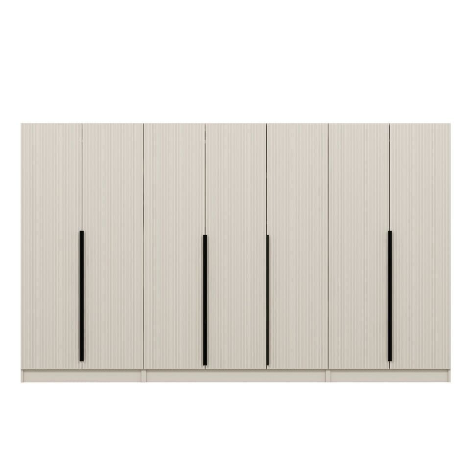 Kale Plus 7 Mebran Kapaklı 2 Çekmeceli Dolap Kumtaşı Mebran