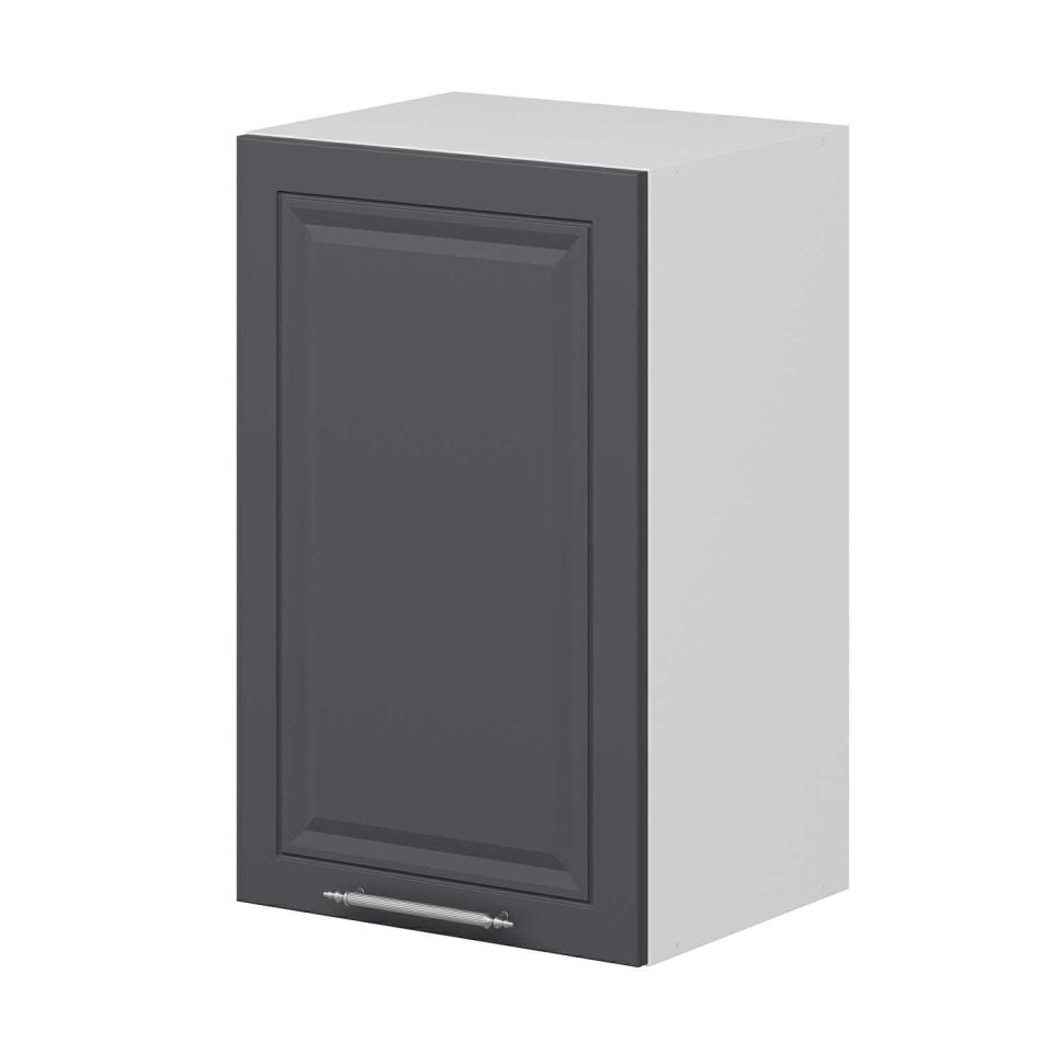 Alvinka Mutfak Modül Mbr_C Üst 1Dk2R 45-H72Cm Dolap Beyaz Antrasit