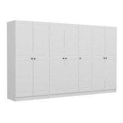 Kale 7 Mebran Kapaklı 2Ç Dolap - Beyaz