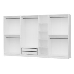 Kale 7 Mebran Kapaklı 2Ç Dolap - Beyaz