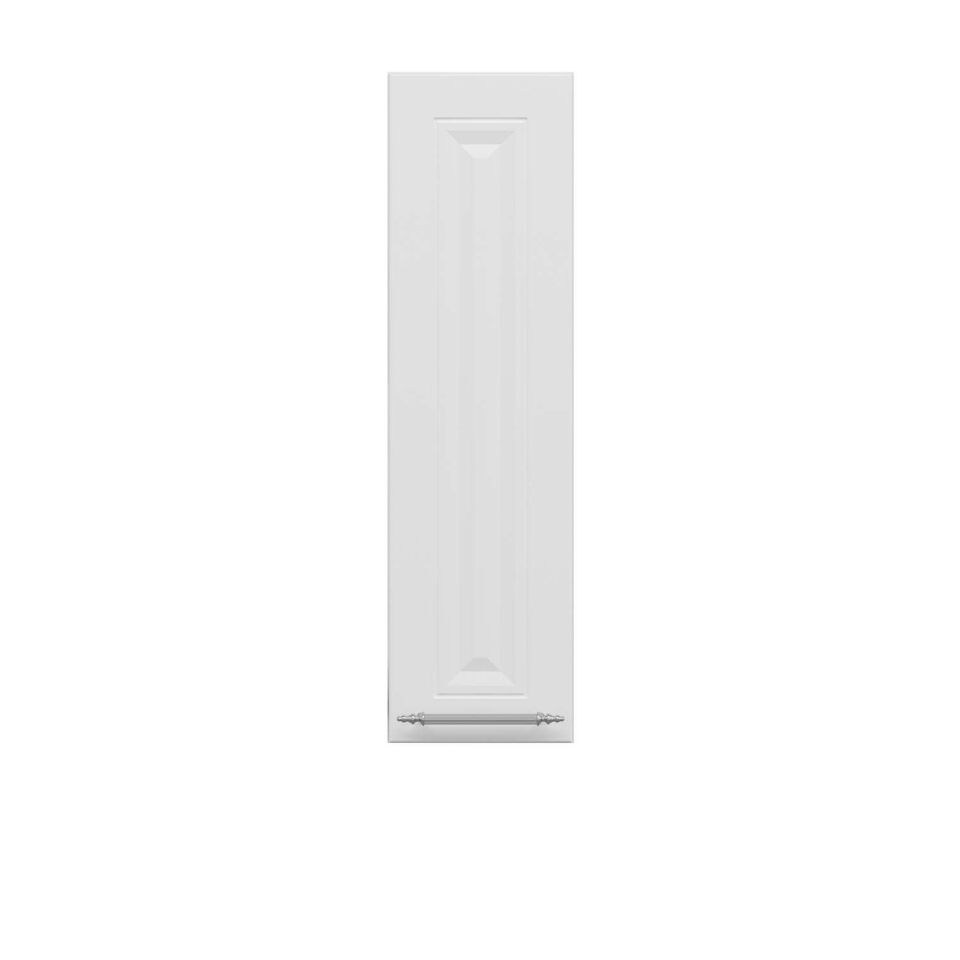 Alvinka Mutfak Modül Üst 1Dk2R 20-H72Cm Mbr C  Beyaz  Beyaz Mdf Gövde