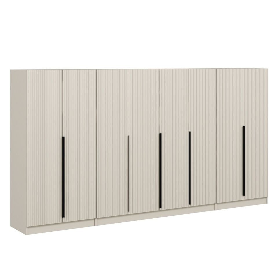 Kale Plus 8 Mebran Kapaklı 2 Çekmeceli Dolap Kumtaşı Mebran