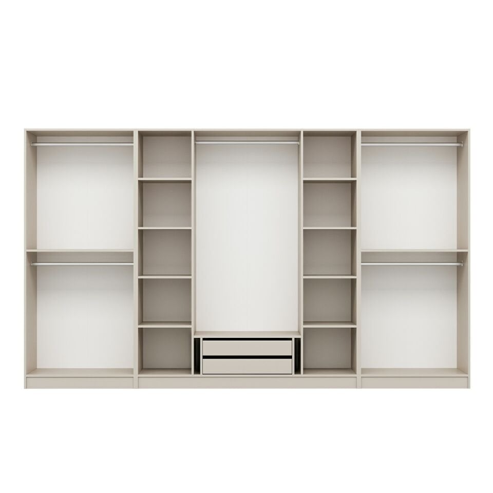 Kale Plus 8 Mebran Kapaklı 2 Çekmeceli Dolap Kumtaşı Mebran